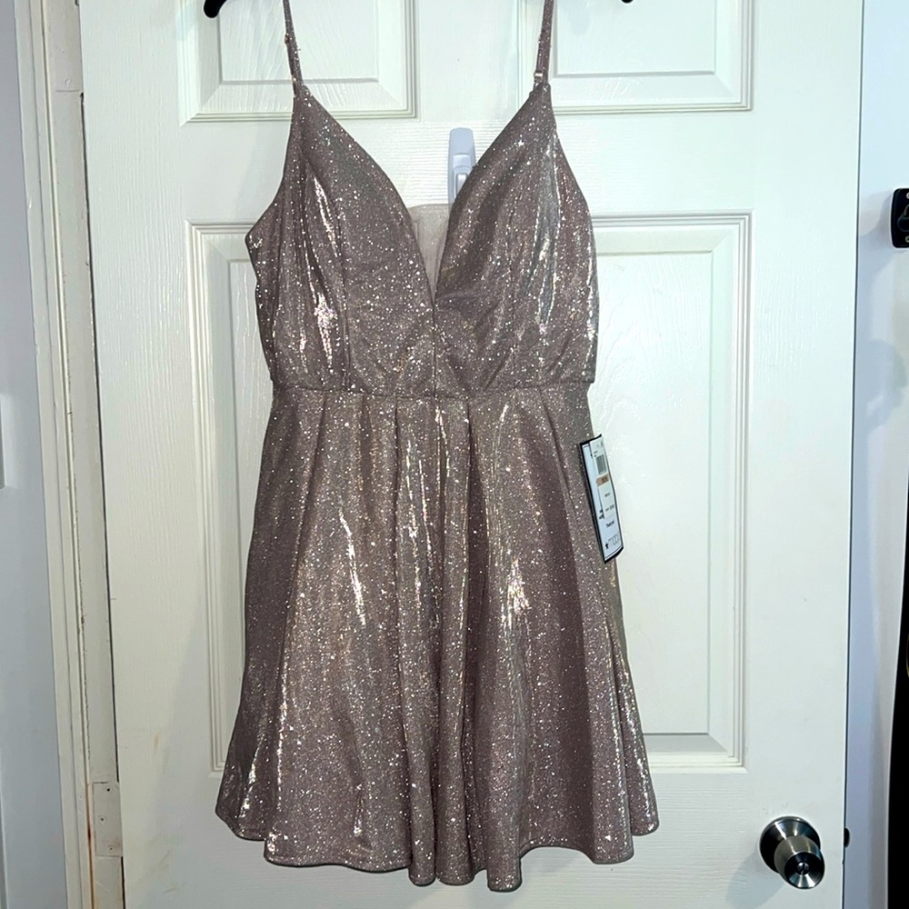 B.Darlin Rose glittery dress- NWT